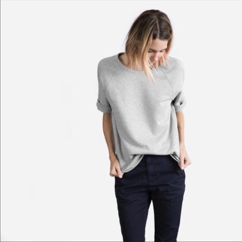 Everlane  short sleeve  sweatshirt‎